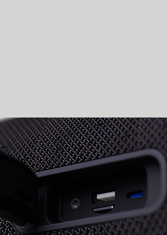 WaveRider | Waterproof Portable Speaker Compatible with Bluetooth