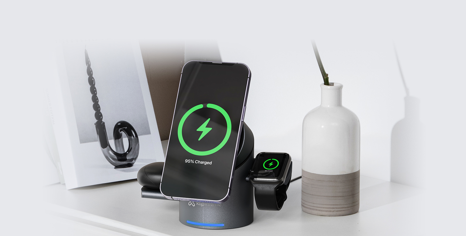 Carga todos tus gadgets sin preocuparte por cuál empezar.