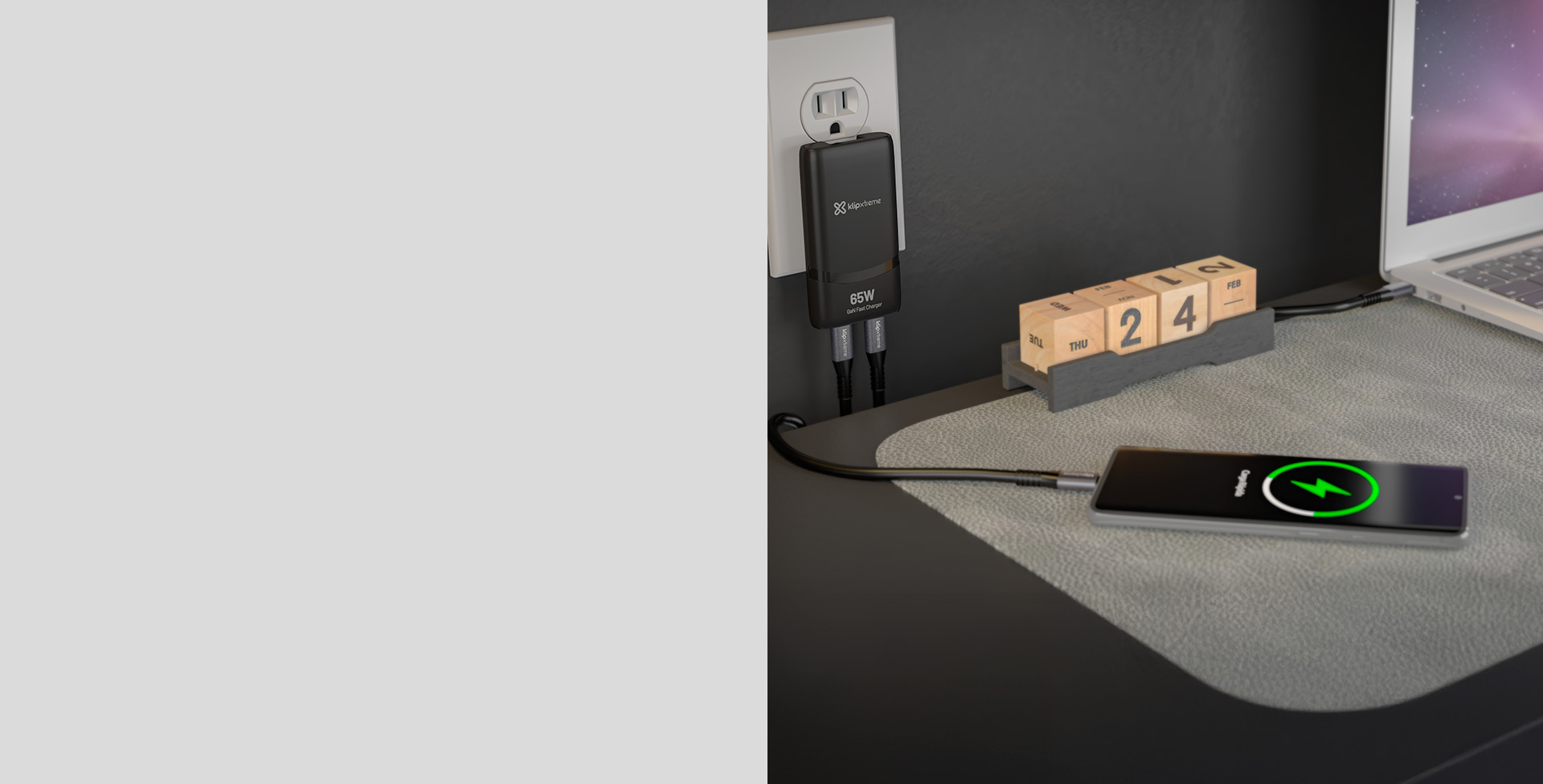 Energía potente para laptop y smartphone