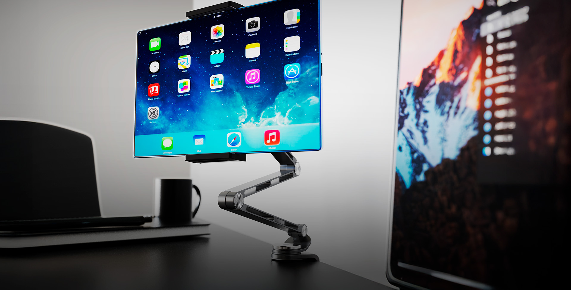 Visión panorámica y diseño plegable