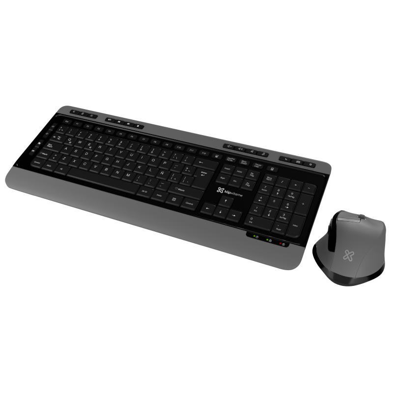 Combo inalámbrico de teclado y mouse recargable, carga rápida USB, 104  teclas, tamaño completo, computadora portátil, sensación mecánica, teclado