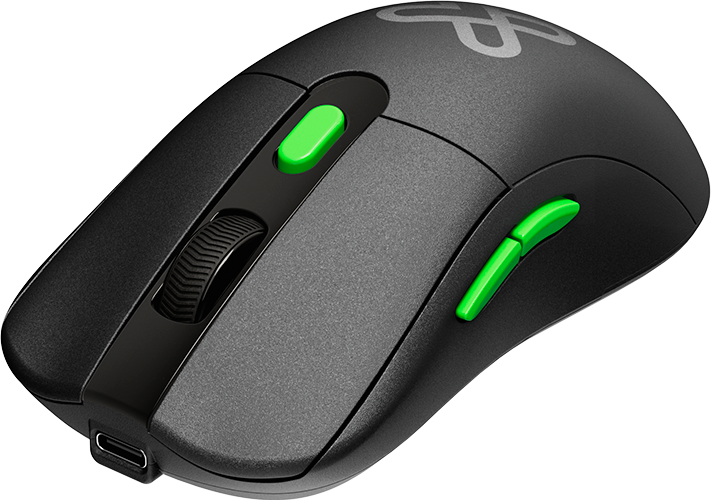 Ecolast | Ergonomic 6-Button Wireless Optical Mouse Compatible