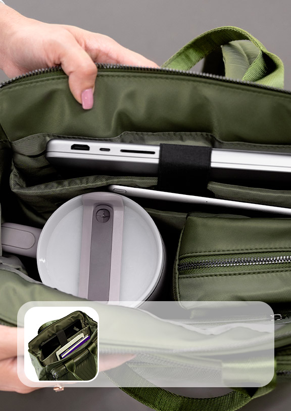Eva backpack | Shopper backpack with laptop pocket - KNB-750