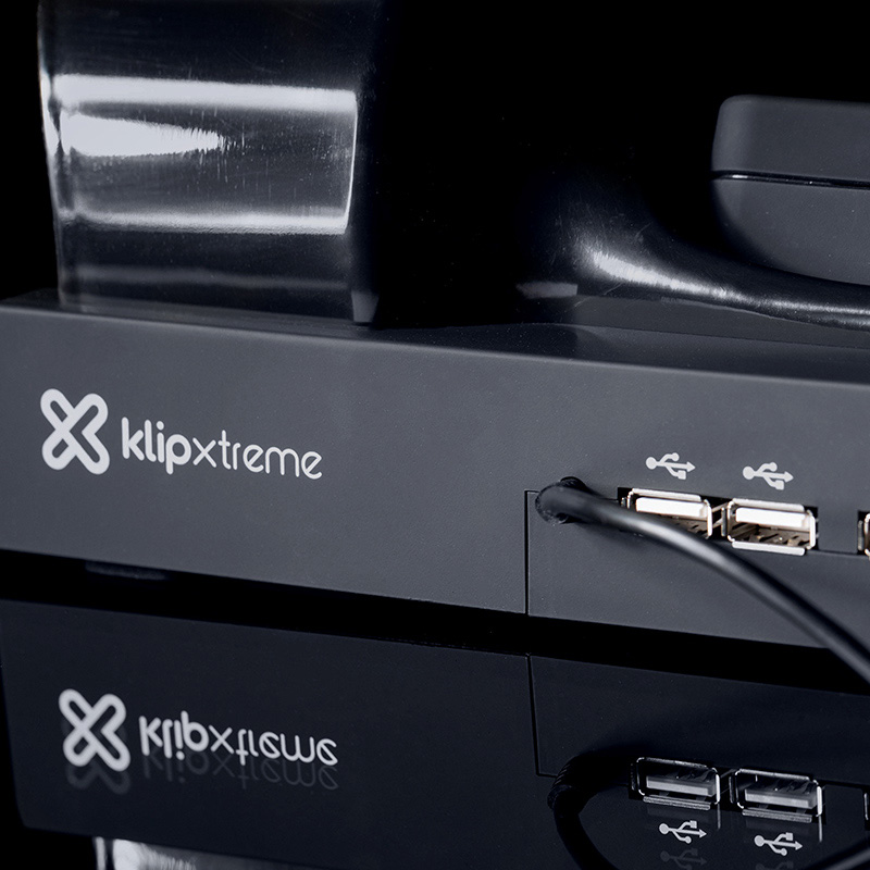 Ventilador Para KlipXtreme KNS110-B,Concentrador USB 2.0 con 4puertos