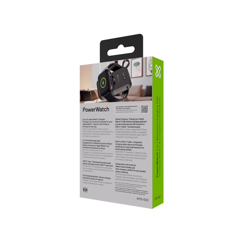 PowerWatch packaging back