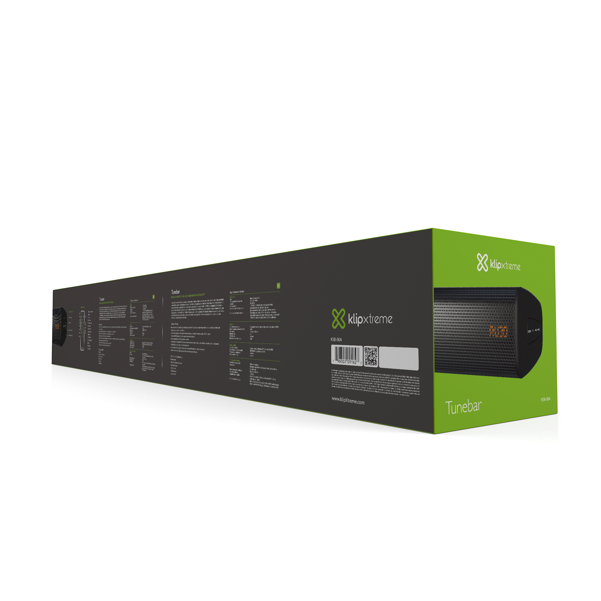 Tunebar - Barra de sonido de 2.0 con tecnología Bluetooth ® - KSB-00A ...