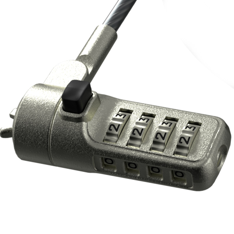 Klip Xtreme Candado De Seguridad Bolt Wc (10K Combinaciones, Gris KSD-336 7 ksd 336 det 03